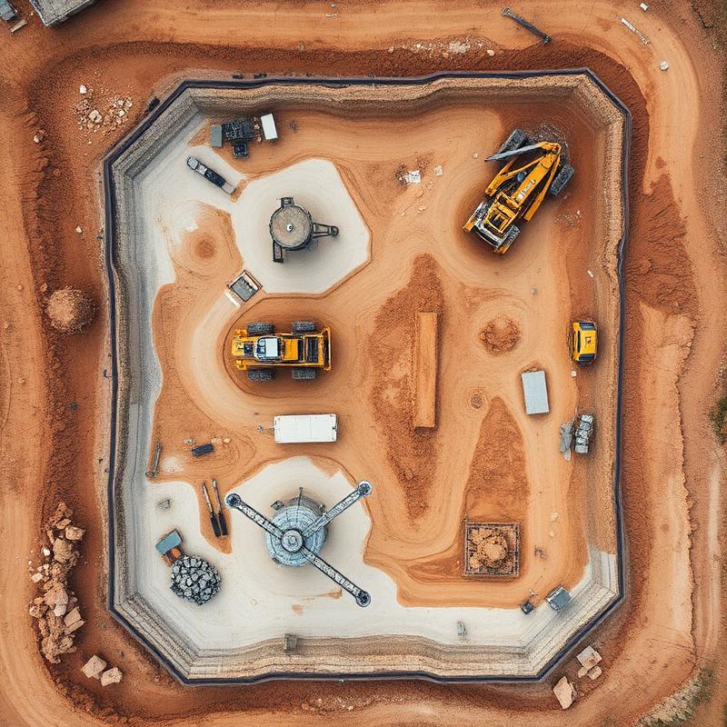 Port Logistics Hub — aerial drone photography